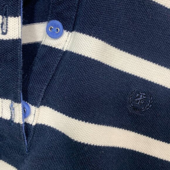 IZOD Women's Striped Cotton Short Sleeve Polo Golf Shirt Sz L #332F - Picture 12 of 15